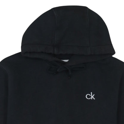 Mens UK Size L Calvin Klein Black Pullover Hoodie