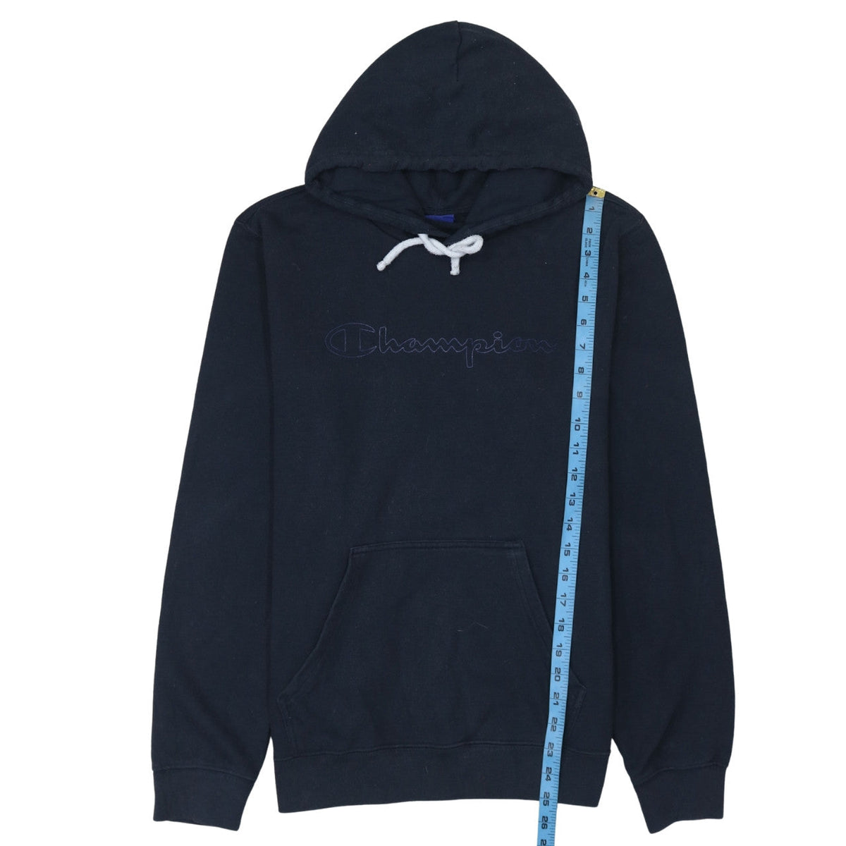Mens UK Size M Champion Blue Pullover Hoodie