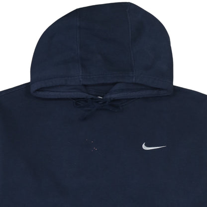 Mens UK Size 2XL Nike Blue Pullover Hoodie