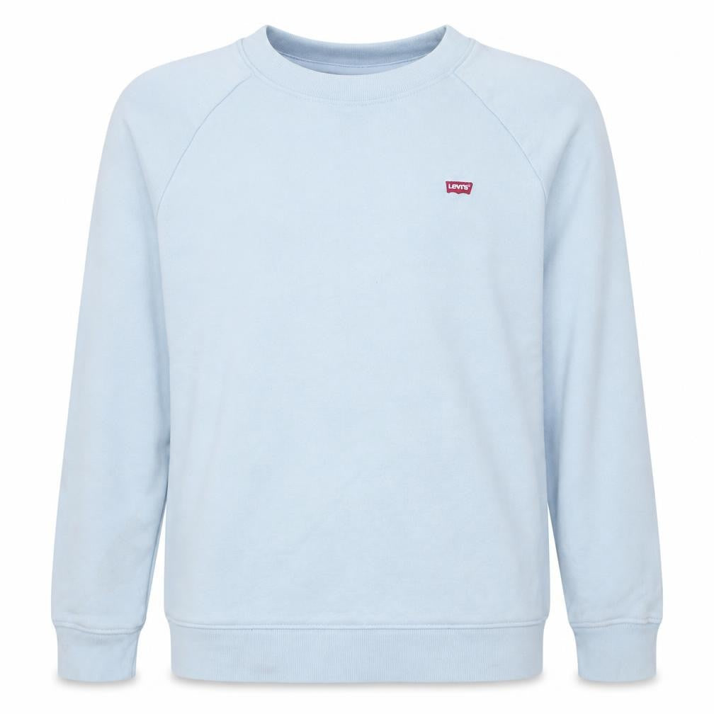 Levi's Men's Blue Cotton Crew Neck Pullover Jumper Size S
