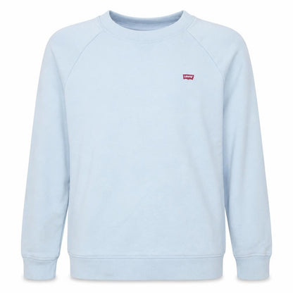 Levi's Men's Blue Cotton Crew Neck Pullover Jumper Size S