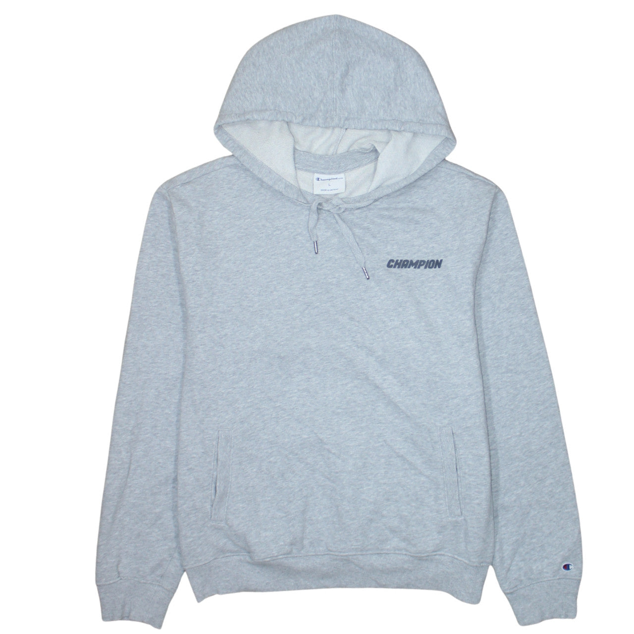 Mens UK Size L Champion Grey Pullover Hoodie