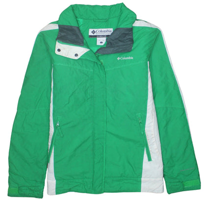Womens UK Size L Columbia Green Skiing Hiking Walking Running & Jogging Jacket