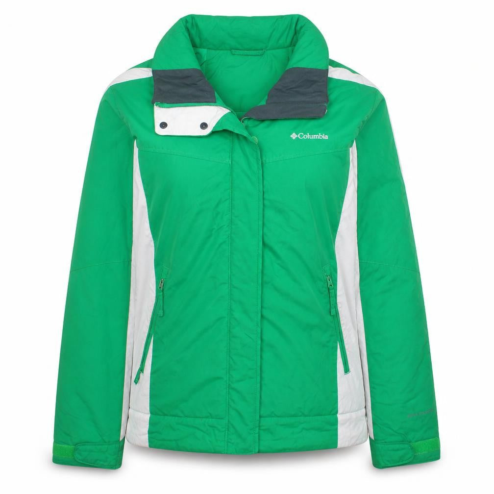 Womens UK Size L Columbia Green Skiing Hiking Walking Running & Jogging Jacket