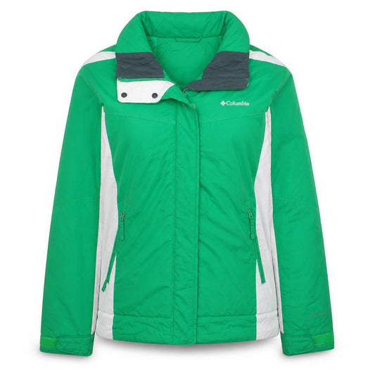 Womens UK Size L Columbia Green Skiing Hiking Walking Running & Jogging Jacket