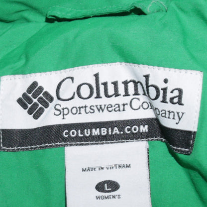 Womens UK Size L Columbia Green Skiing Hiking Walking Running & Jogging Jacket