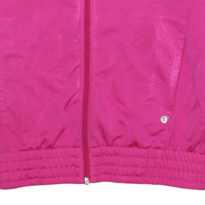 Puma Women's Pink Track Jacket Size 12 Full Zip Lightweight Sportswear