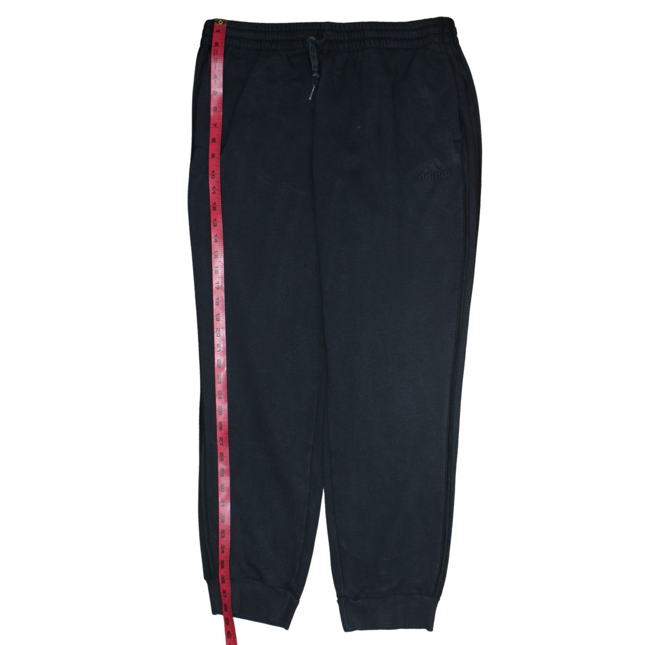 Mens UK Size XL adidas Regular Fit Jogger Black Trousers