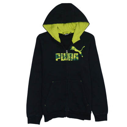 Boys UK Size 14-15 Years PUMA Black Full Zip Hoodie