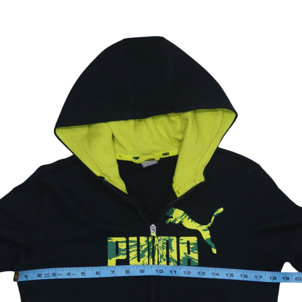 Boys UK Size 14-15 Years PUMA Black Full Zip Hoodie