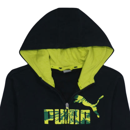Boys UK Size 14-15 Years PUMA Black Full Zip Hoodie