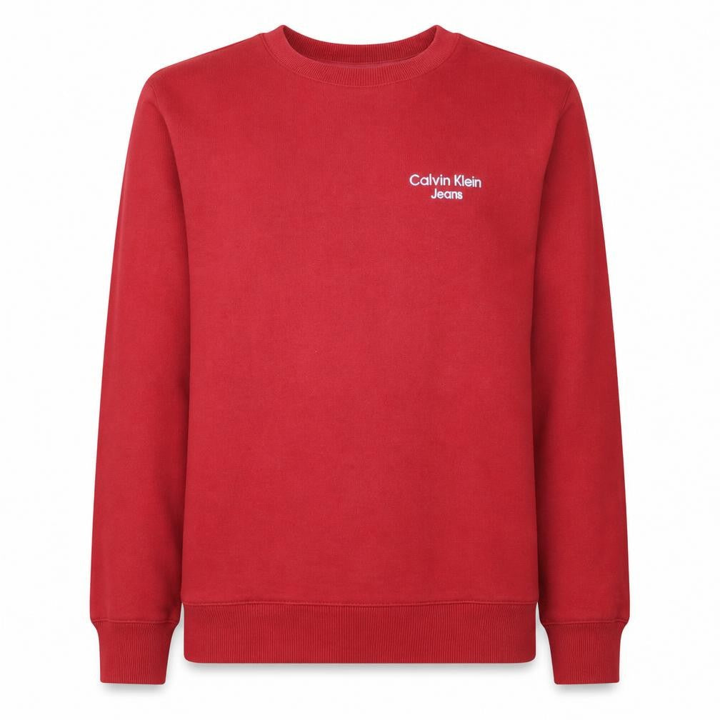 Mens UK Size S Calvin Klein Red Pullover Sweatshirt