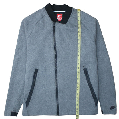 Nike Men's Grey XL Track Jacket Lightweight Zip-Up Sportswear