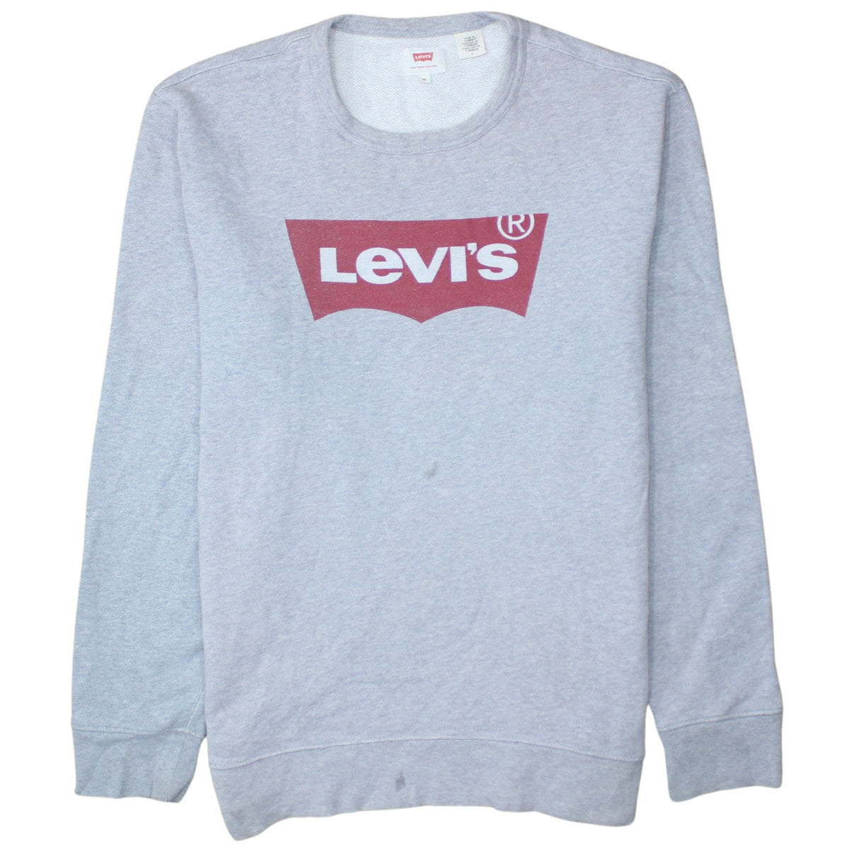 Mens UK Size M Levi's Grey Pullover Sweatshirt