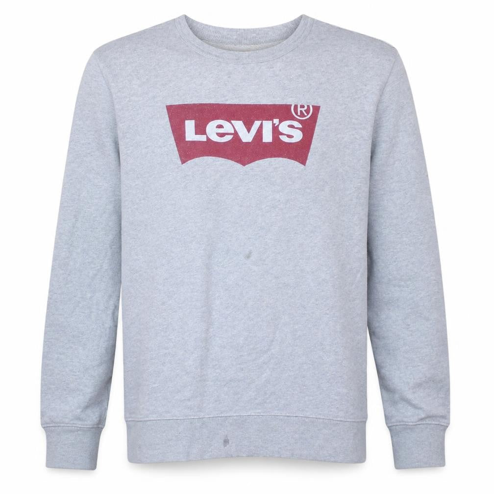 Mens UK Size M Levi's Grey Pullover Sweatshirt