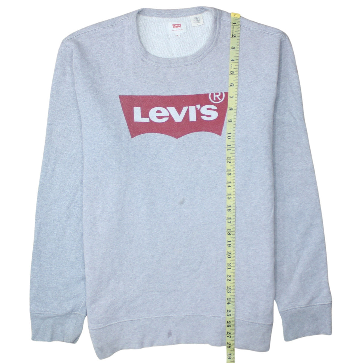 Mens UK Size M Levi's Grey Pullover Sweatshirt