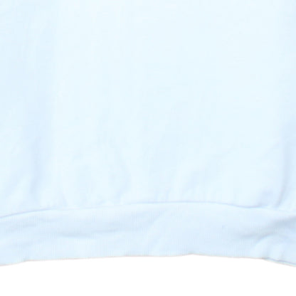 Adidas Boys White Crew Neck Pullover Sweatshirt 13-14 Years Logo Fleece