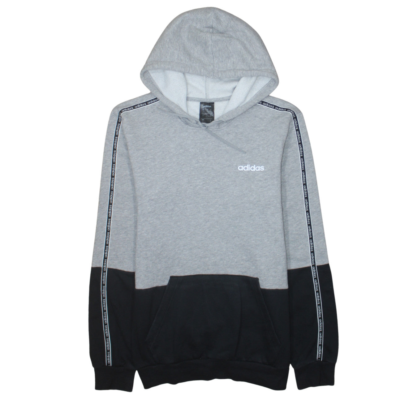 Mens UK Size S adidas Grey Pullover Hoodie
