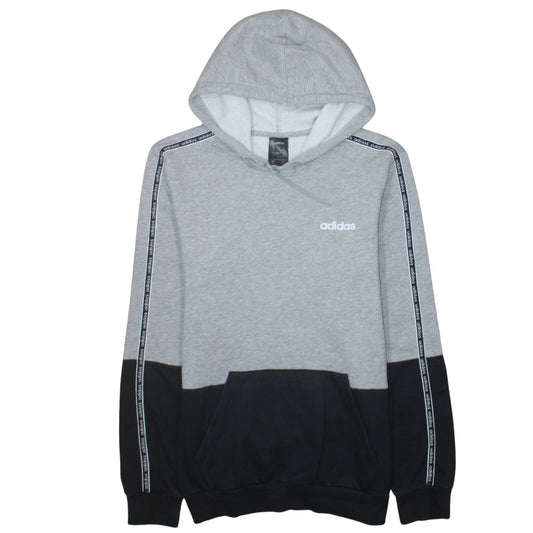 Mens UK Size S adidas Grey Pullover Hoodie
