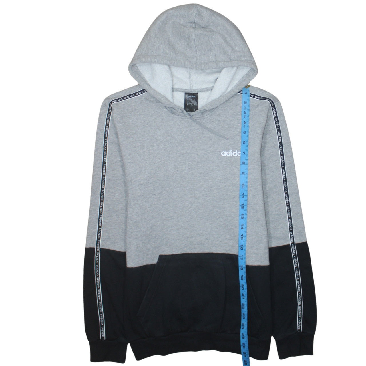 Mens UK Size S adidas Grey Pullover Hoodie