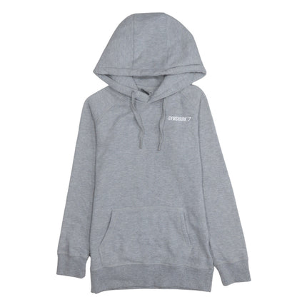 Womens UK Size XS Gymshark Grey Pullover Hoodie