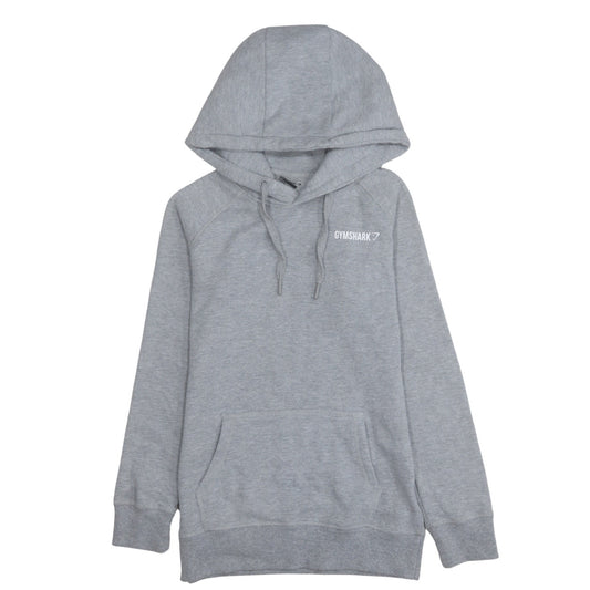 Womens UK Size XS Gymshark Grey Pullover Hoodie