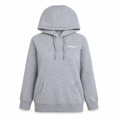 Womens UK Size XS Gymshark Grey Pullover Hoodie