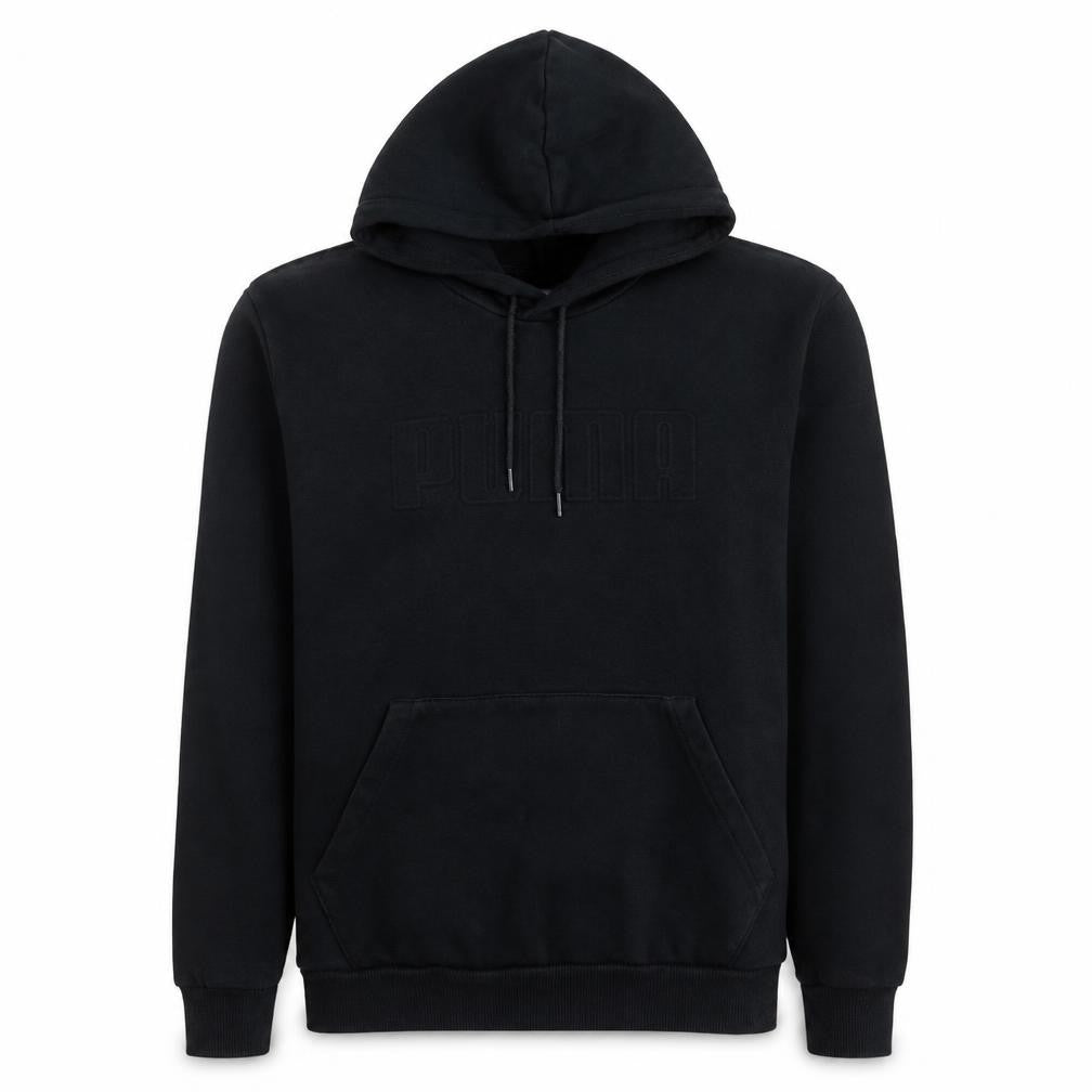 Womens UK Size L PUMA Black Pullover Hoodie