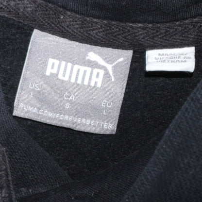 Womens UK Size L PUMA Black Pullover Hoodie