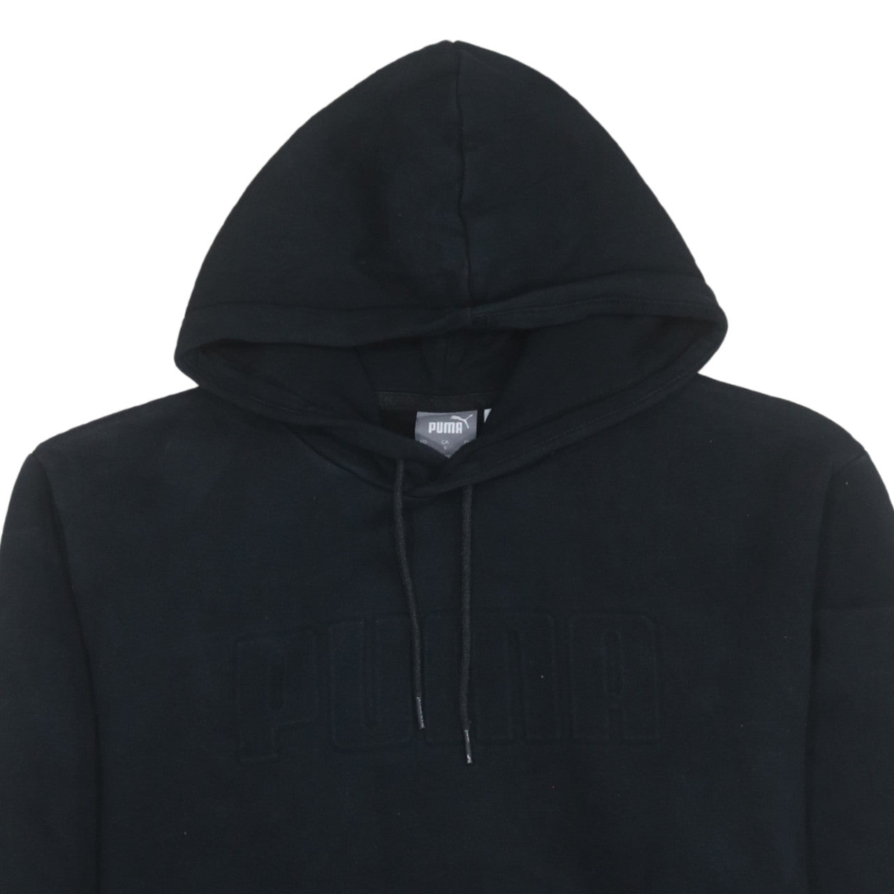 Womens UK Size L PUMA Black Pullover Hoodie