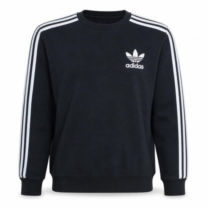 Mens UK Size M adidas Black Pullover Sweatshirt