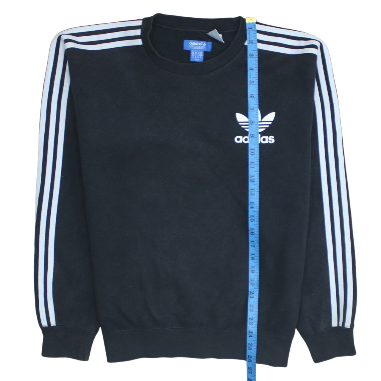 Mens UK Size M adidas Black Pullover Sweatshirt