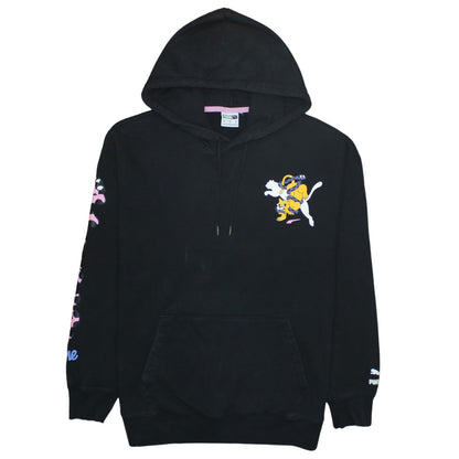 Womens UK Size M PUMA Black Pullover Hoodie