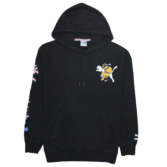 Womens UK Size M PUMA Black Pullover Hoodie