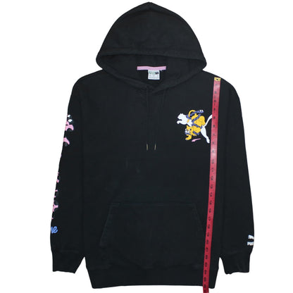 Womens UK Size M PUMA Black Pullover Hoodie