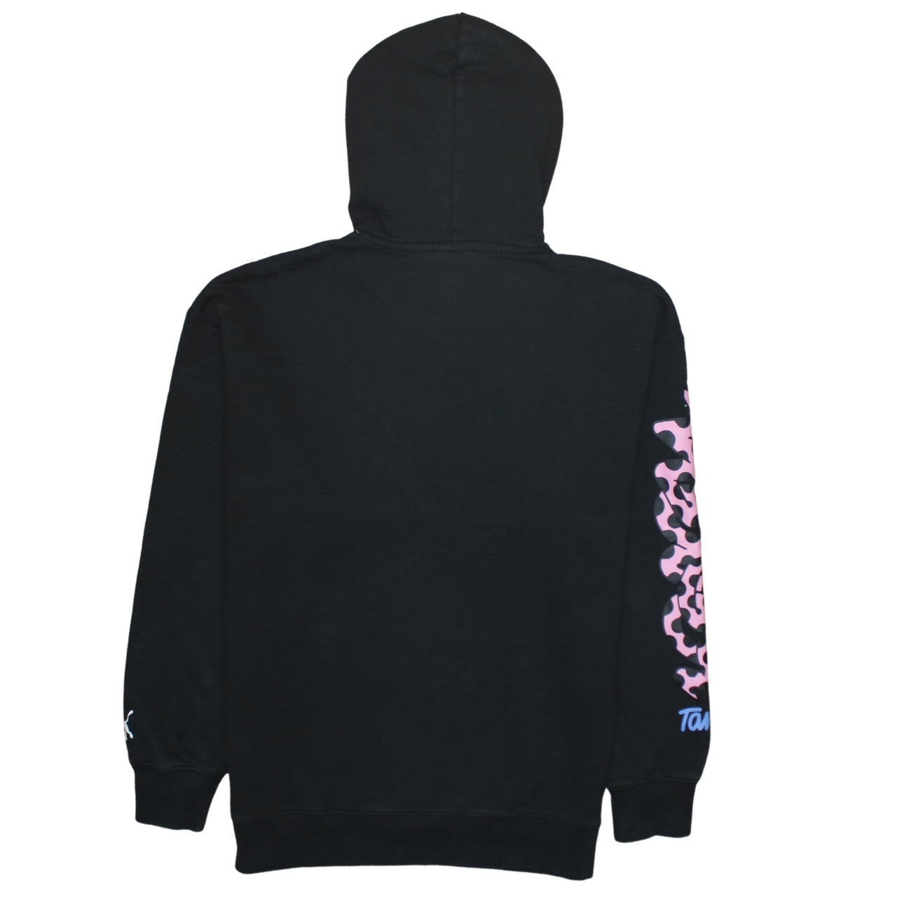 Womens UK Size M PUMA Black Pullover Hoodie