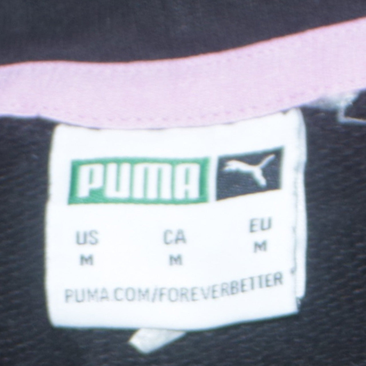 Womens UK Size M PUMA Black Pullover Hoodie