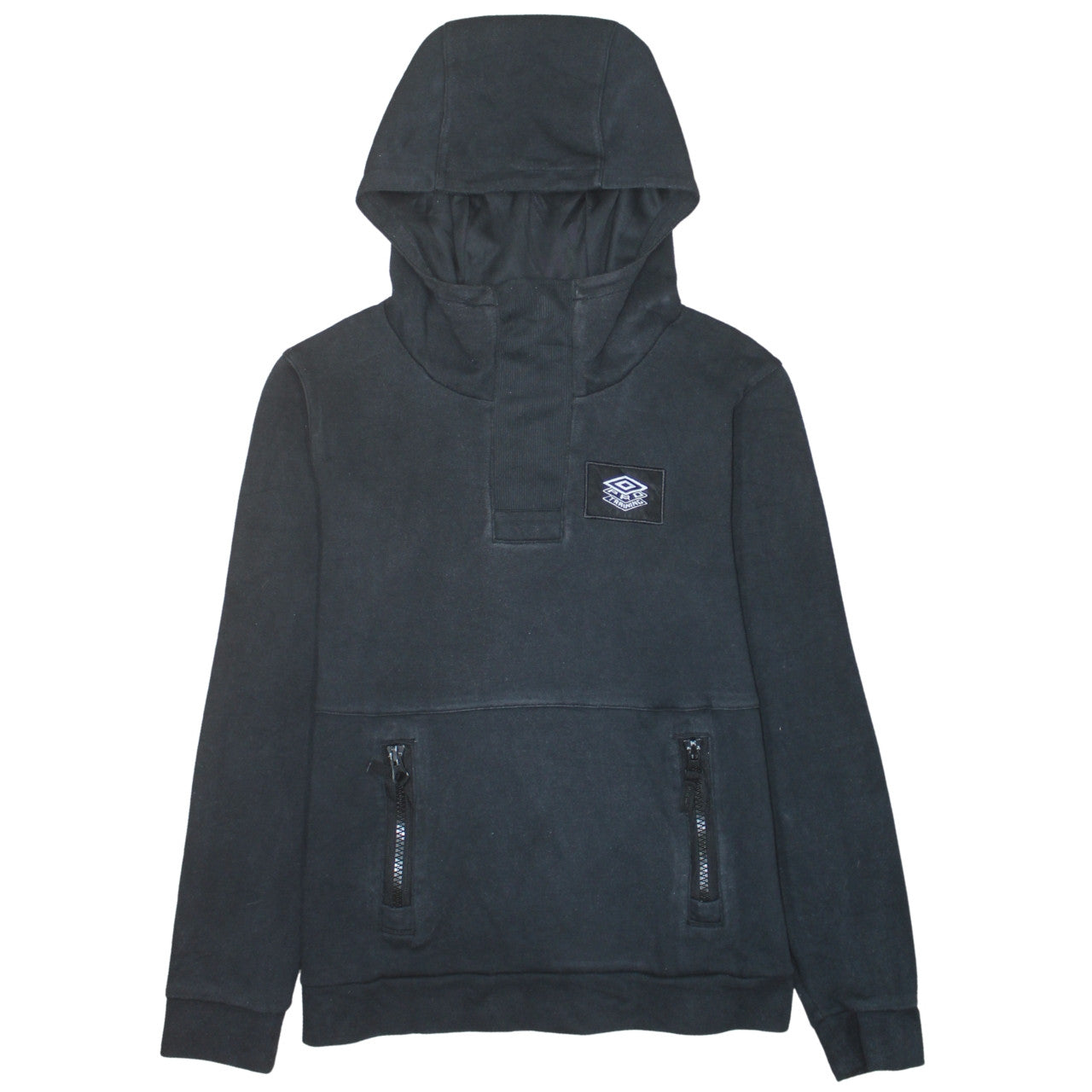 Mens UK Size L Umbro Black Pullover Hoodie