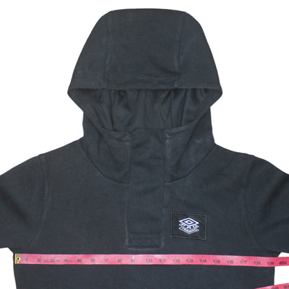 Mens UK Size L Umbro Black Pullover Hoodie