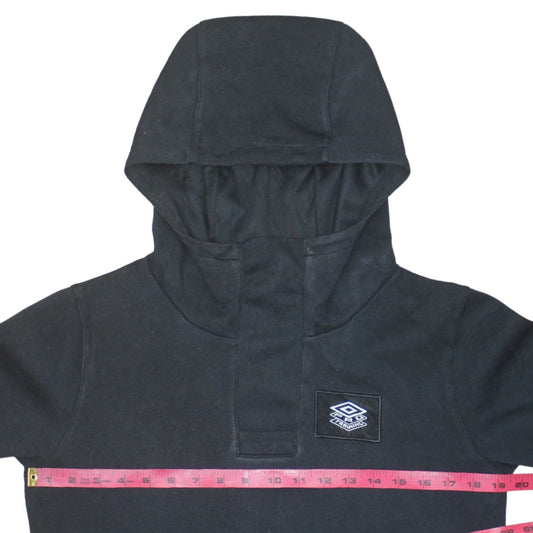Mens UK Size L Umbro Black Pullover Hoodie