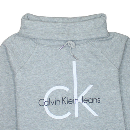Mens UK Size S Calvin Klein Jeans Grey Pullover Sweatshirt
