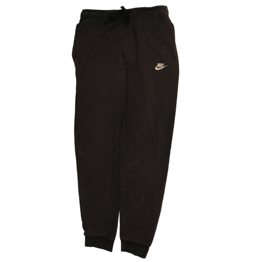Mens UK Size S Nike Regular Fit Jogger Black Trousers