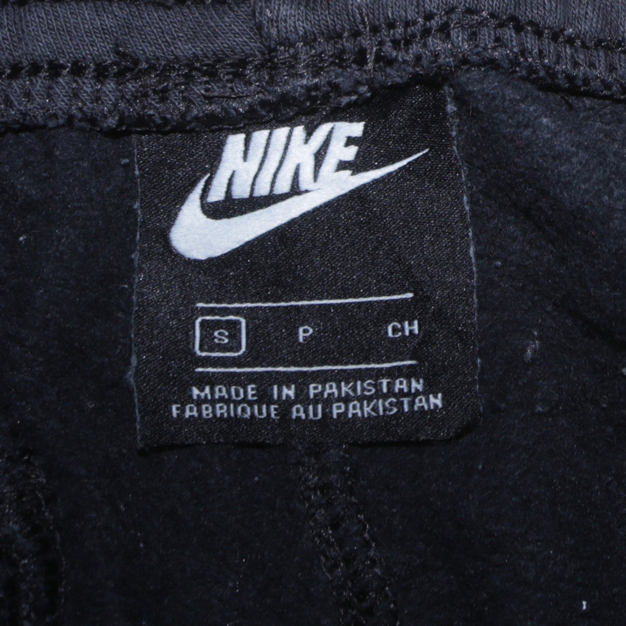Mens UK Size S Nike Regular Fit Jogger Black Trousers