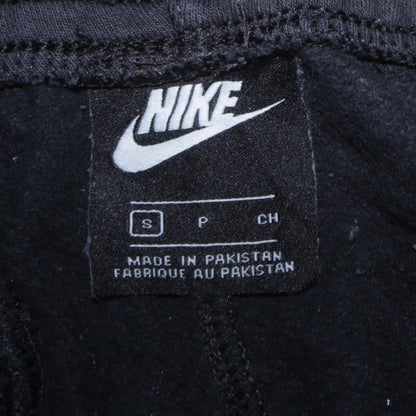 Mens UK Size S Nike Regular Fit Jogger Black Trousers