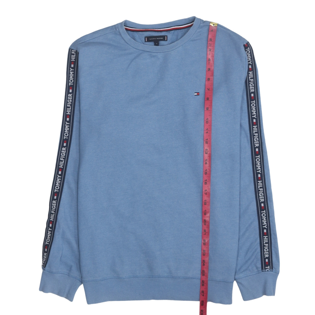 Mens UK Size XL Tommy Hilfiger Blue Pullover Sweatshirt