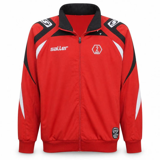 Mens UK Size L Saller Red Football Gym & Training Running & Jogging Jacket