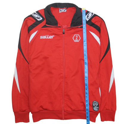 Mens UK Size L Saller Red Football Gym & Training Running & Jogging Jacket