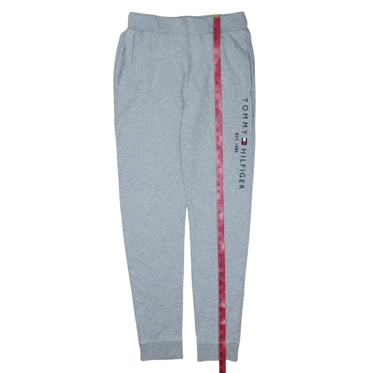 Boys UK Size 164 Tommy Hilfiger Regular Fit Jogger Grey Trousers