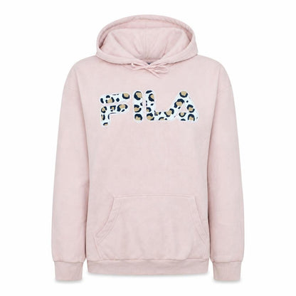 Womens UK Size M FILA Pink Pullover Hoodie