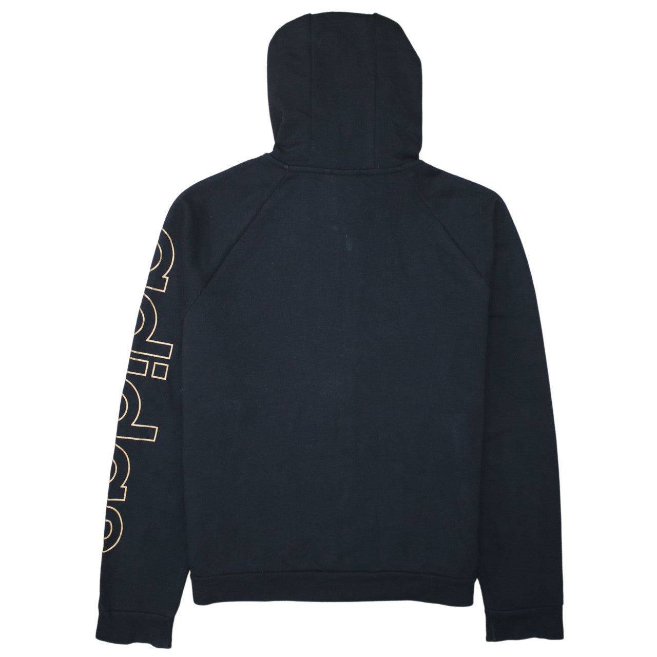 Womens UK Size L adidas Black Full Zip Hoodie